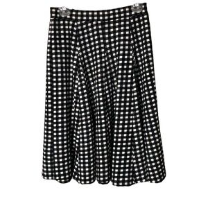 Jules and Leopold black and white flare skirt